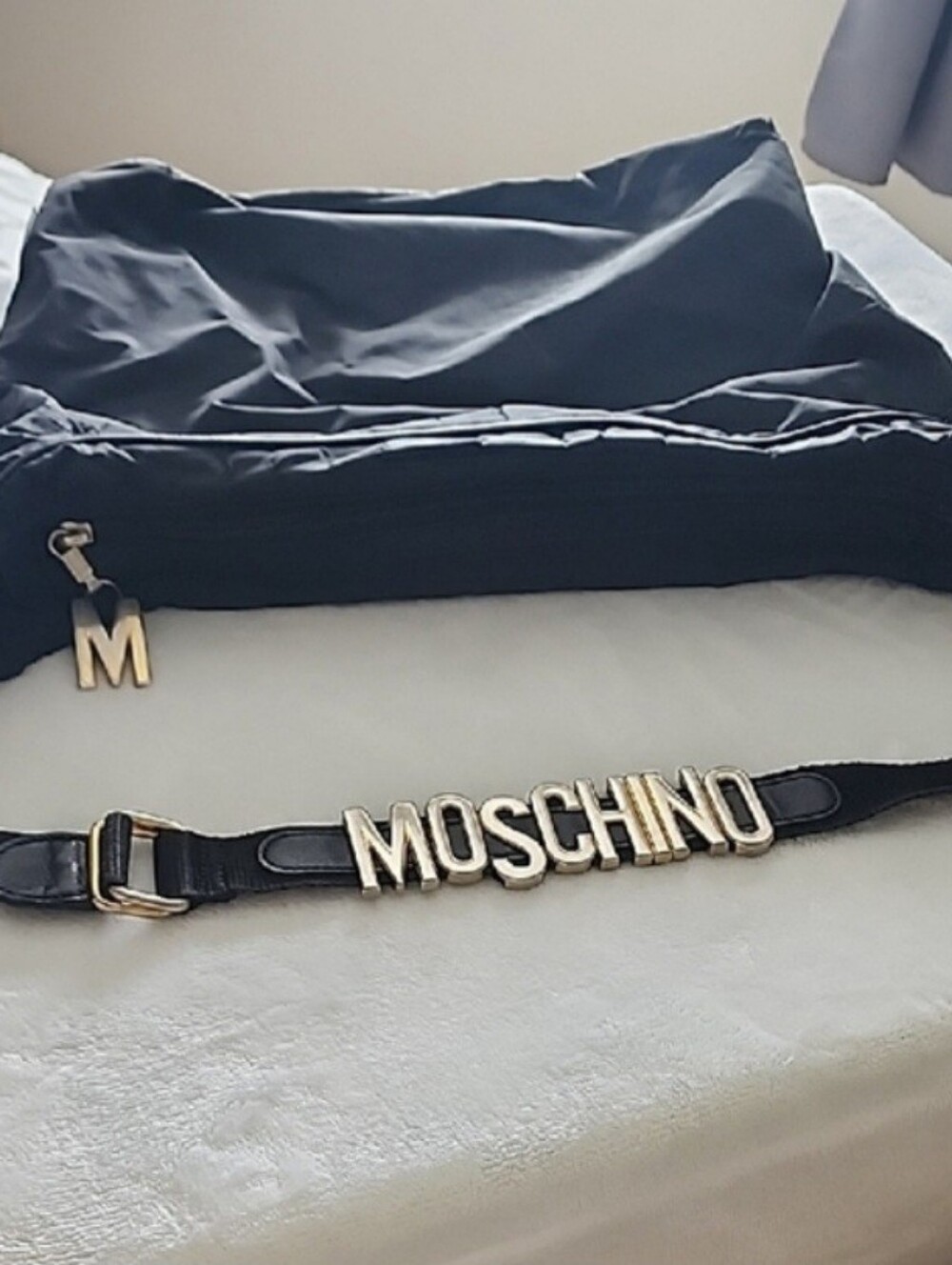 Vintage Moschino Black Shoulder/crossbody Bag 17x12 - Picture 2 of 12
